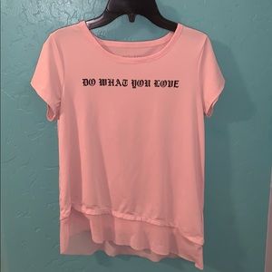 Girls ideology athletic shirt